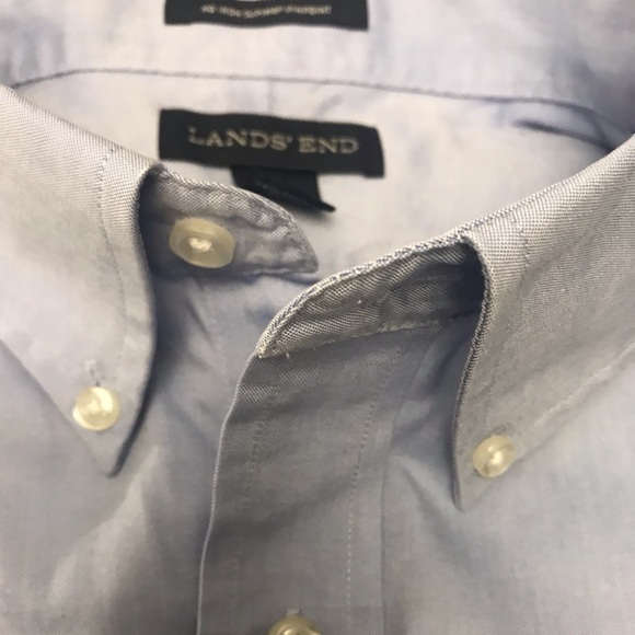 Lands' End Shirts Lands End Mens Button Down Shirt Poshmark